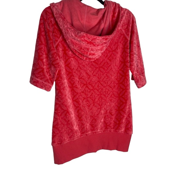 Lululemon Athletica Summertime Tunic Pullover Beach Cover Up Red\Coral Size 10 - Picture 7 of 7